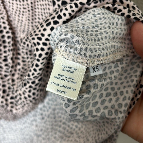 Anthropologie Cloth & Stone Leopard Cheetah Animal Print Dress size XS - Picture 5 of 8